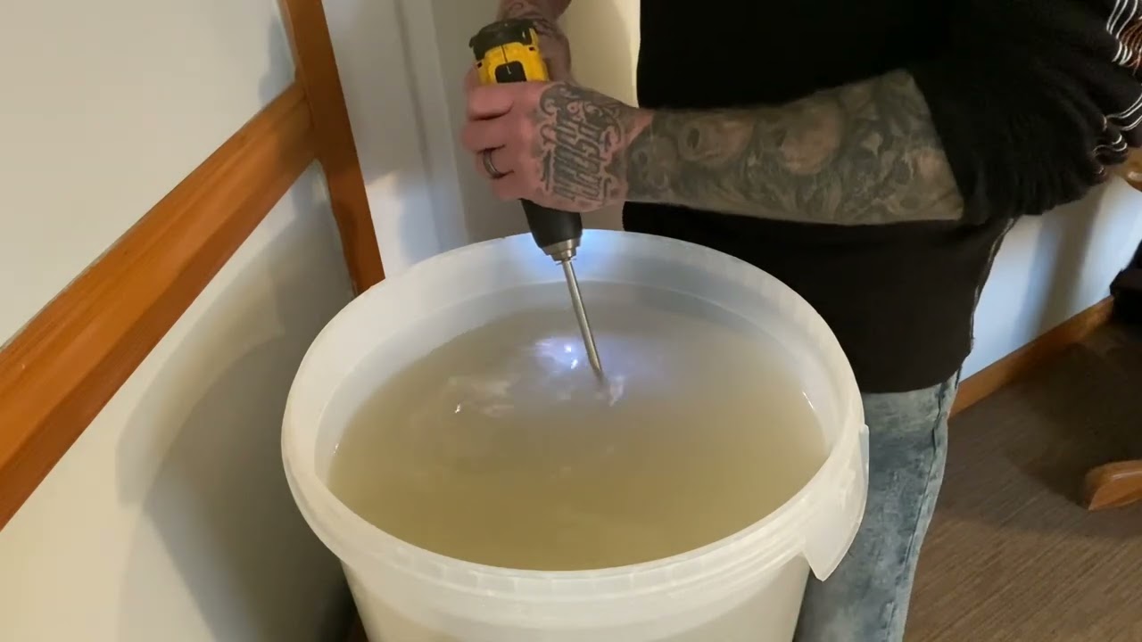First sugar wash of the year super simple way of getting it done