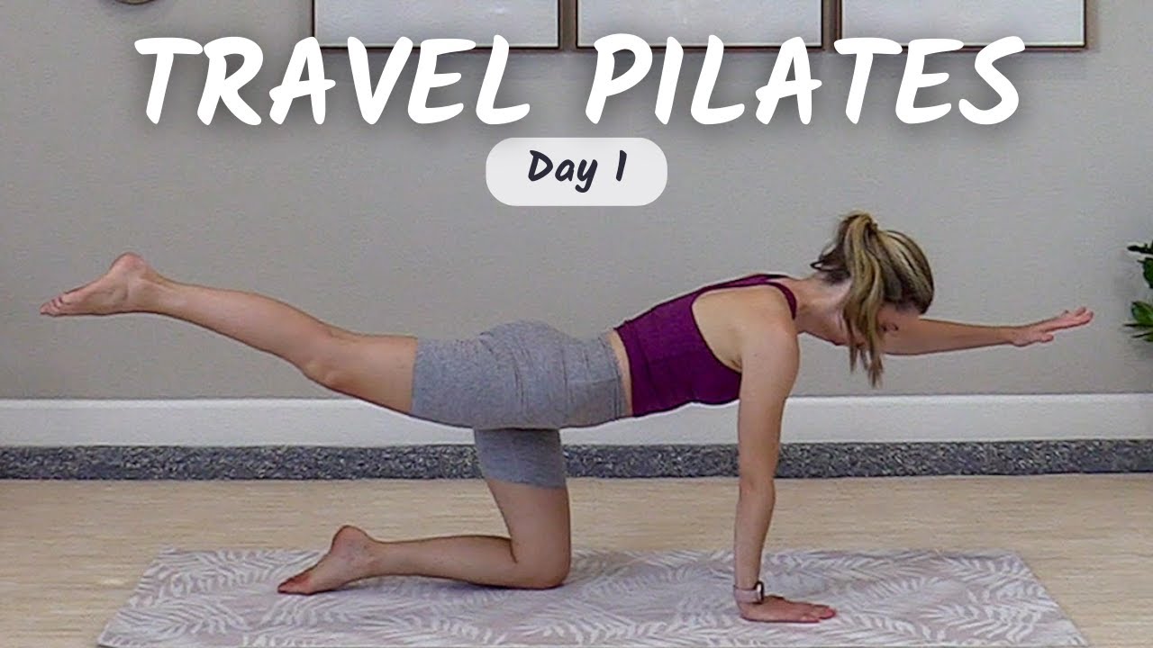 Full Body Pilates Mat Workout │ 20 min │ Travel Series Day 1