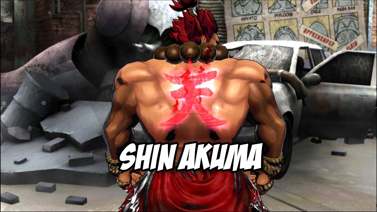 UMvC3 Palette Swap - Shin Akuma Combo Video (Mod by tabs)