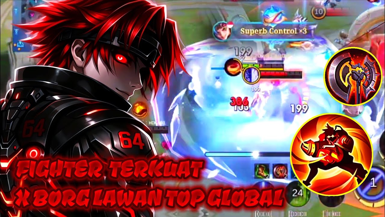 PERTEMPURAN SENGIT X BORG LAWAN TOP GLOBAL‼️ BEST BUILD XBORG 2026