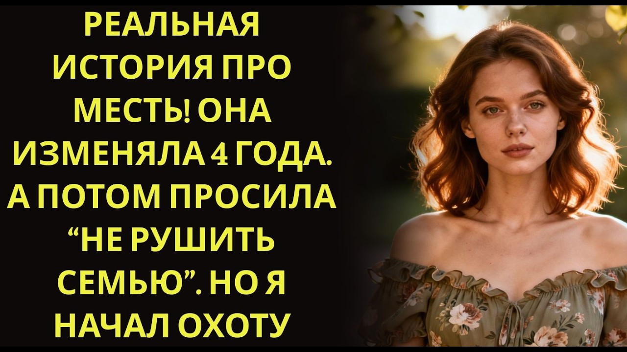 Реальная история про месть! Она изменяла 4 года  А потом просила “не рушить семью”  Но я начал о