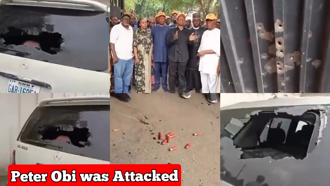 Peter Obi Was Attacked in Edo State with ADC Members 