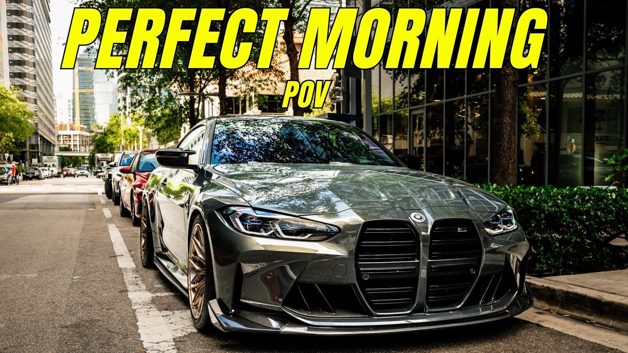 MORNING COFFEE RUN IN A BMW M4 COMPETITION | POV