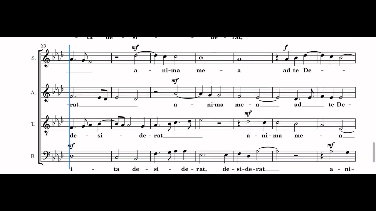 Sicut Cervus - Soprano | Palestrina