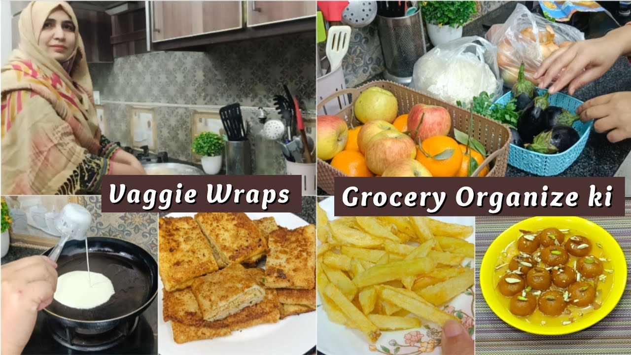 My Weight Loss diet Plan | Chicken Veggie Wraps | Crispy french 🍟Fries Recipe, Full Day Routine Vlog