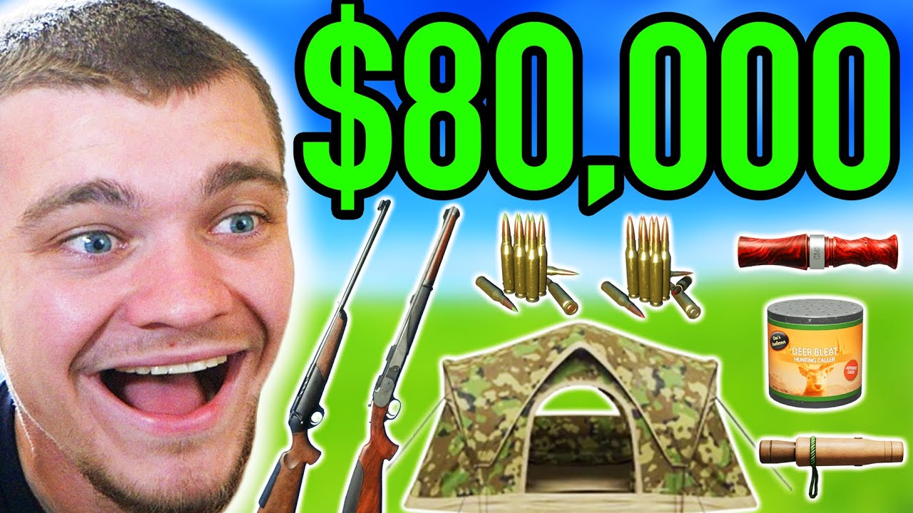 Я построил снаряжение за 80 000 долларов в игре Hunter Call of the Wild!