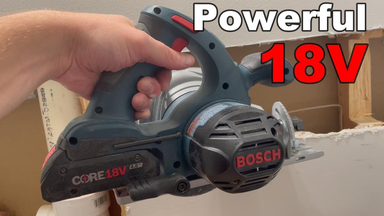 Review of Bosch 18V Circular Saw || Can It Handle 2X Lumber?