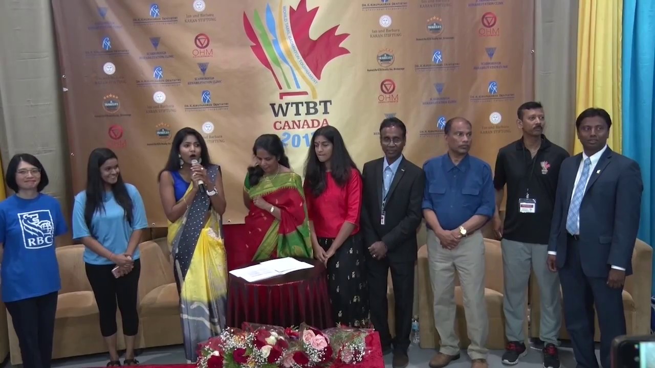 WTBF Tournament Canada 2017 Opening Ceromony