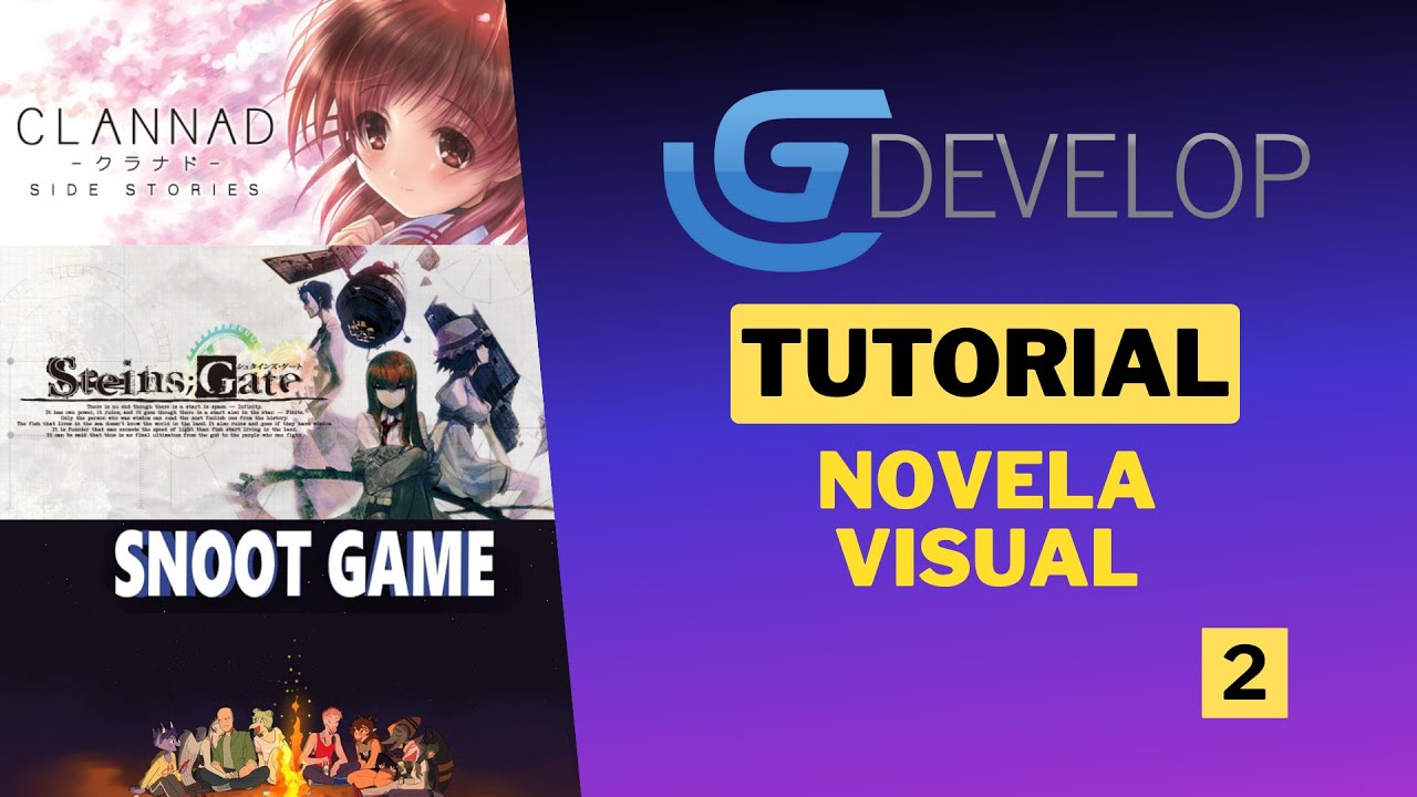 Crea una novela Visual con Gdevelop - Parte 2