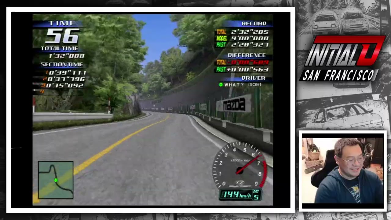 Initial D Arcade Stage Ver.3 — Time Attack WHAT GC8V Akagi UH Dry 2'30