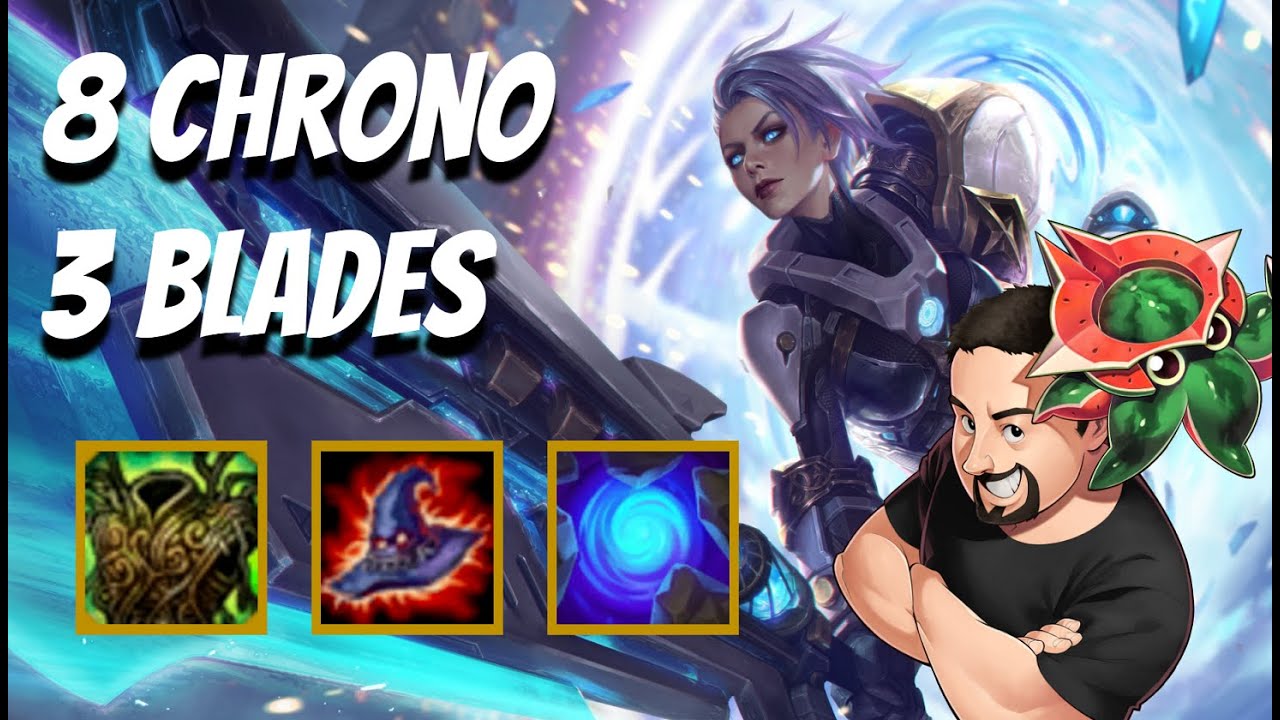 8 Chrono 3 Blademaster Riven | TFT Galaxies | Teamfight Tactics