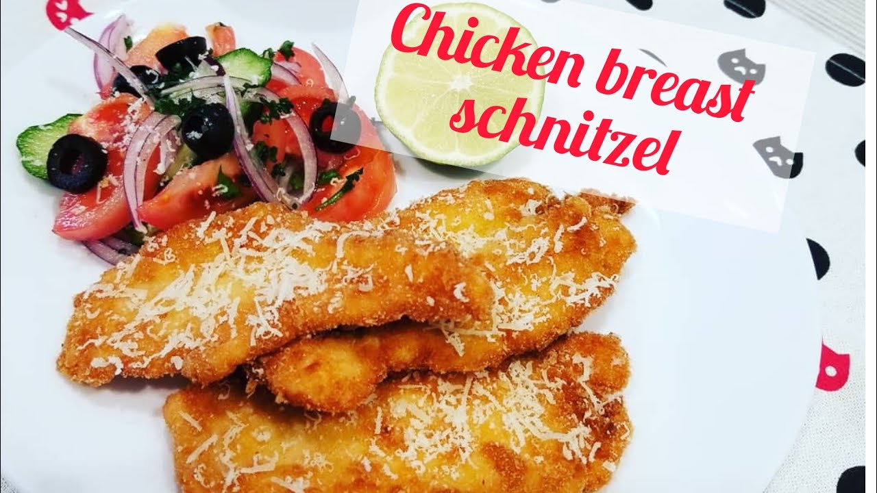 Chicken breast schnitzel|Nicole's Kitchen