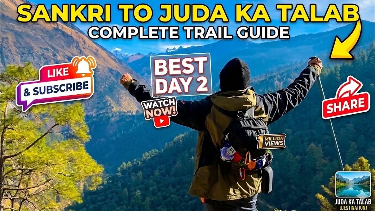 Sankri to Juda Ka Talab Trek | Kedarkantha Day 2 | K2K base | Journey into the Snow Forest ❄️❣️