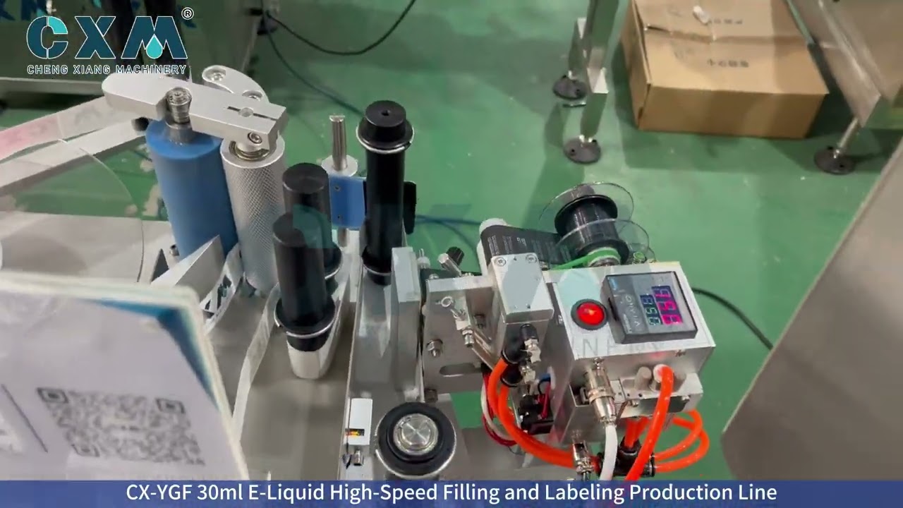 30ml E-Liquid High-Speed Filling and Labeling line#VapeFillingMachine#ELiquidProduction#VapeFactory
