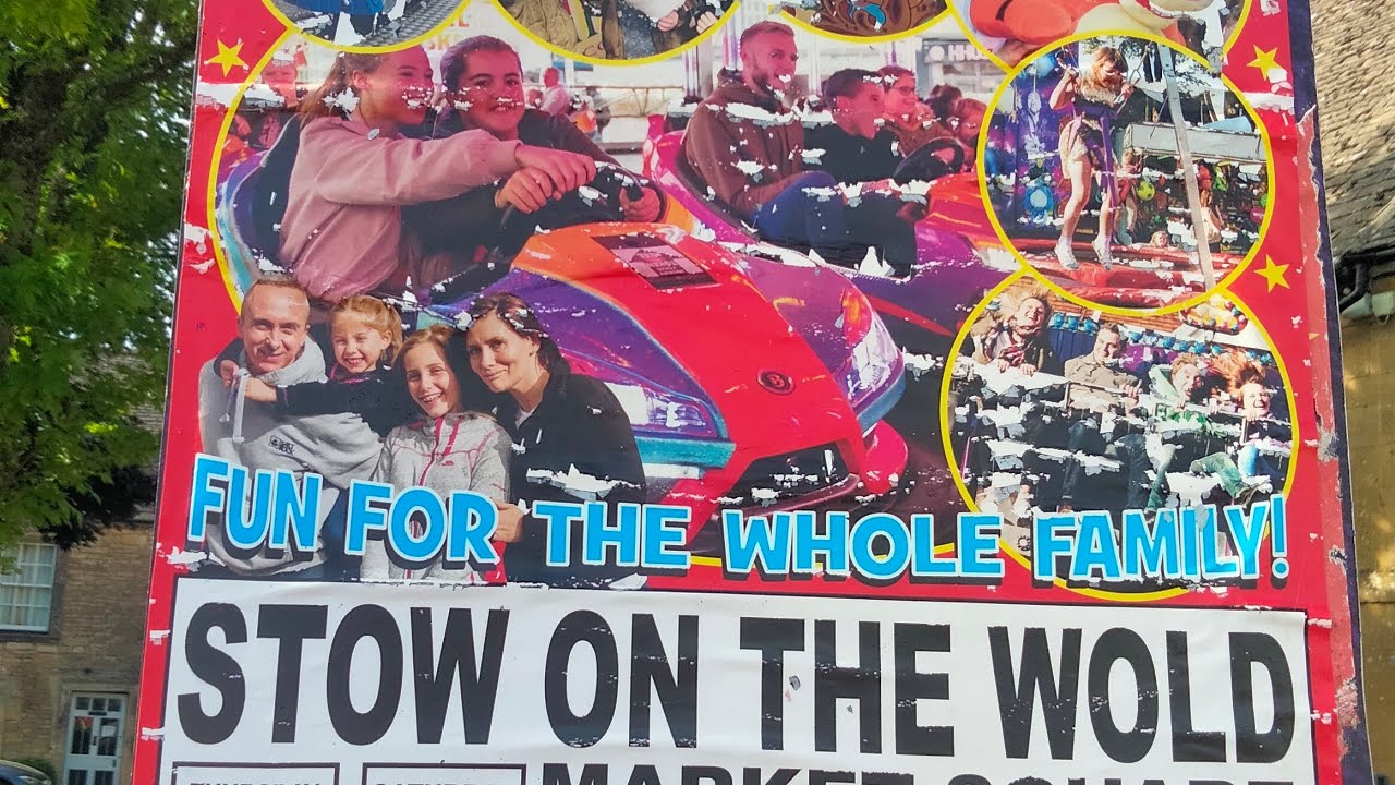 Stow-on-the-Wold Vlog. Hatwell Brothers Funfair. June 2024