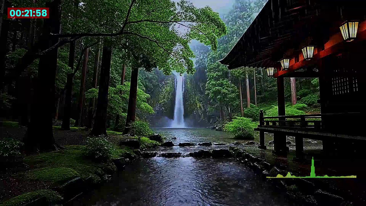 Heavy Rain & Thunderstorm Sounds Achieve Peaceful Concentration and Relaxation Instantly