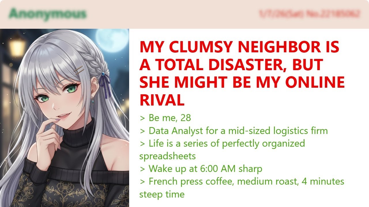 My Clumsy Neighbor Is A Total Disaster, But She Might Be My Online Rival