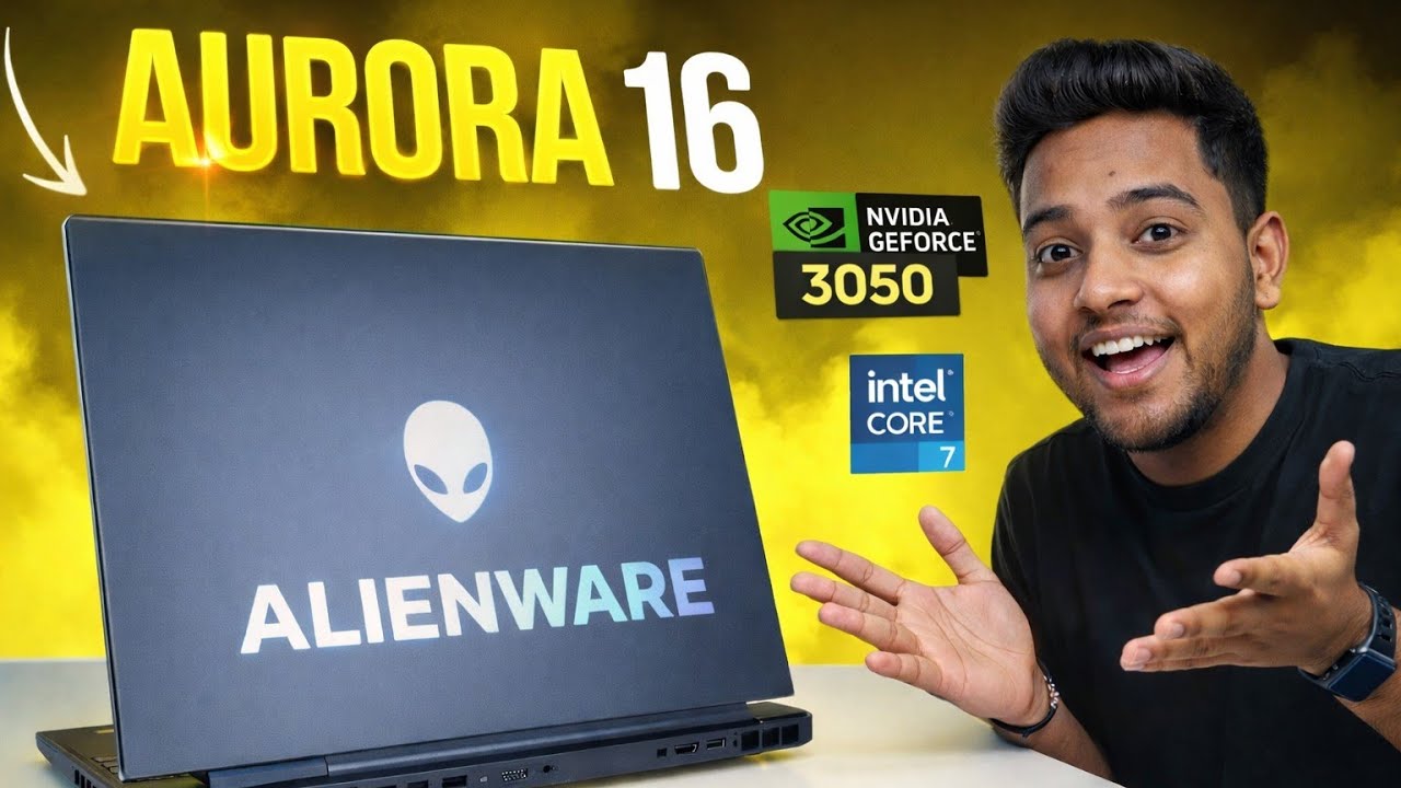 Alienware 16 Aurora AC16250 Core 7 - 240H| RTX 3050 6GB|Best Gaming Laptop 2026|Alienware 16 Aurora