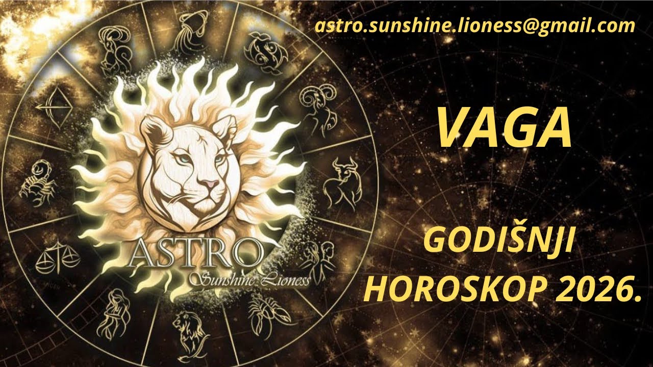 Vaga - Godi&scaron;nji horoskop 2026.