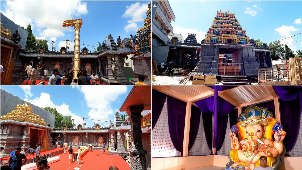 Balapur ganesh 2023 mandapam decoration | Vijayawada kanaka Durga Temple set at Balapur Ganesh 2023
