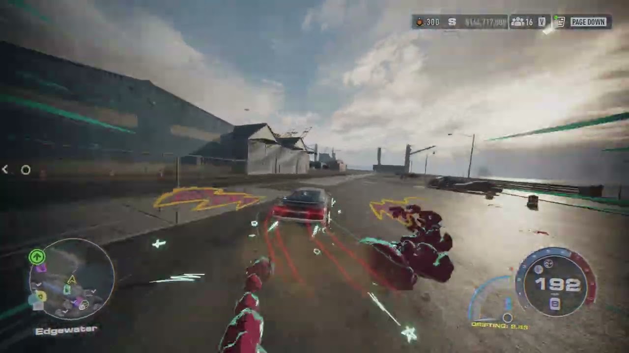 R8 drift-Smoke show looped 10 times no crash full speed