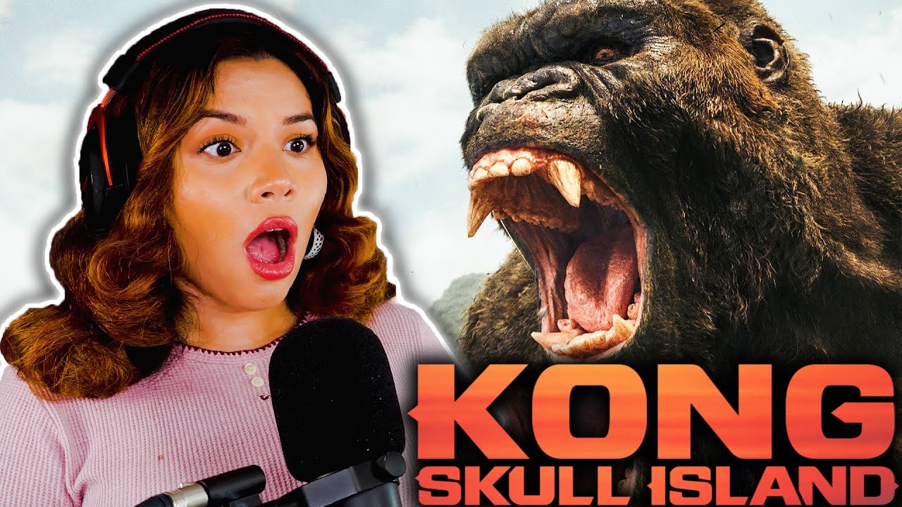 РЕАКЦИЯ АКТРИСТЫ НА ФИЛЬМ «КОНГ: ОСТРОВ ЧЕРЕПА» (2017) СМОТРЮ ПЕРВЫЙ РАЗ *MONSTERVERSE СВОДИТ С УМА*