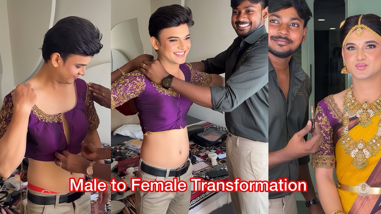 Male to Female Transformation  ( portrait version )