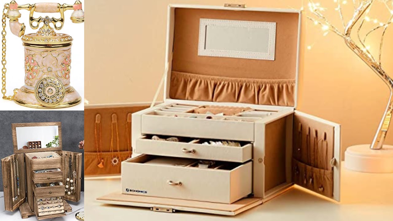 Best Jewelry Box Storage | Jewelry Box Designs | Amazon Finds 2022