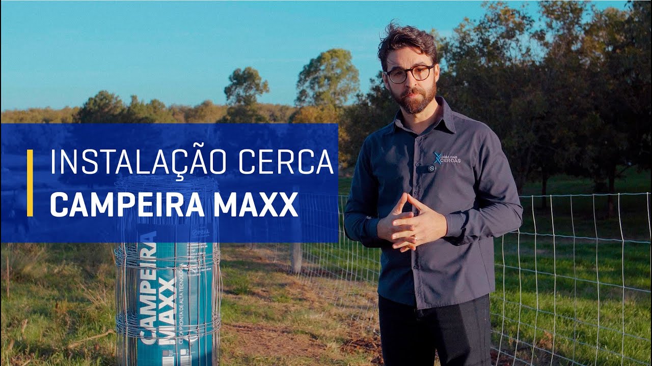 Instalação cerca pronta Campeira Maxx