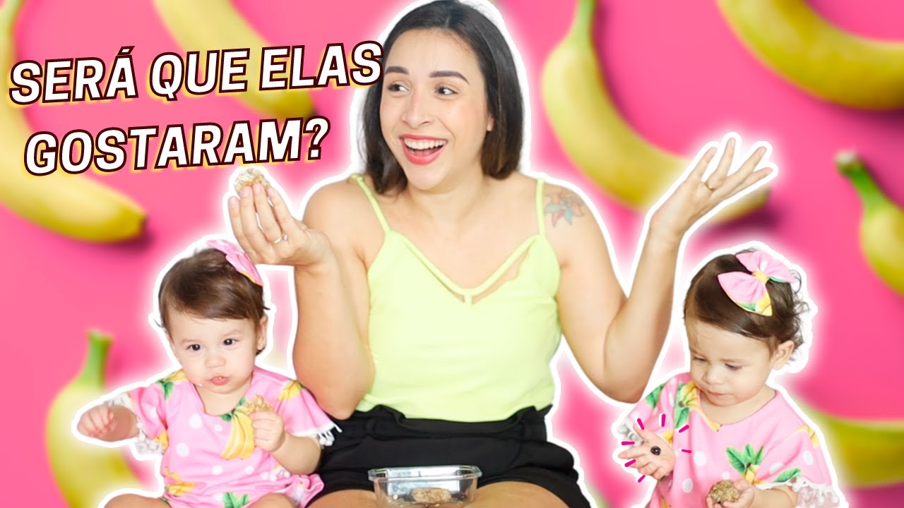 RECEITA DE COOKIES PARA BEBÊS + REAÇÃO DELAS COMENDO
