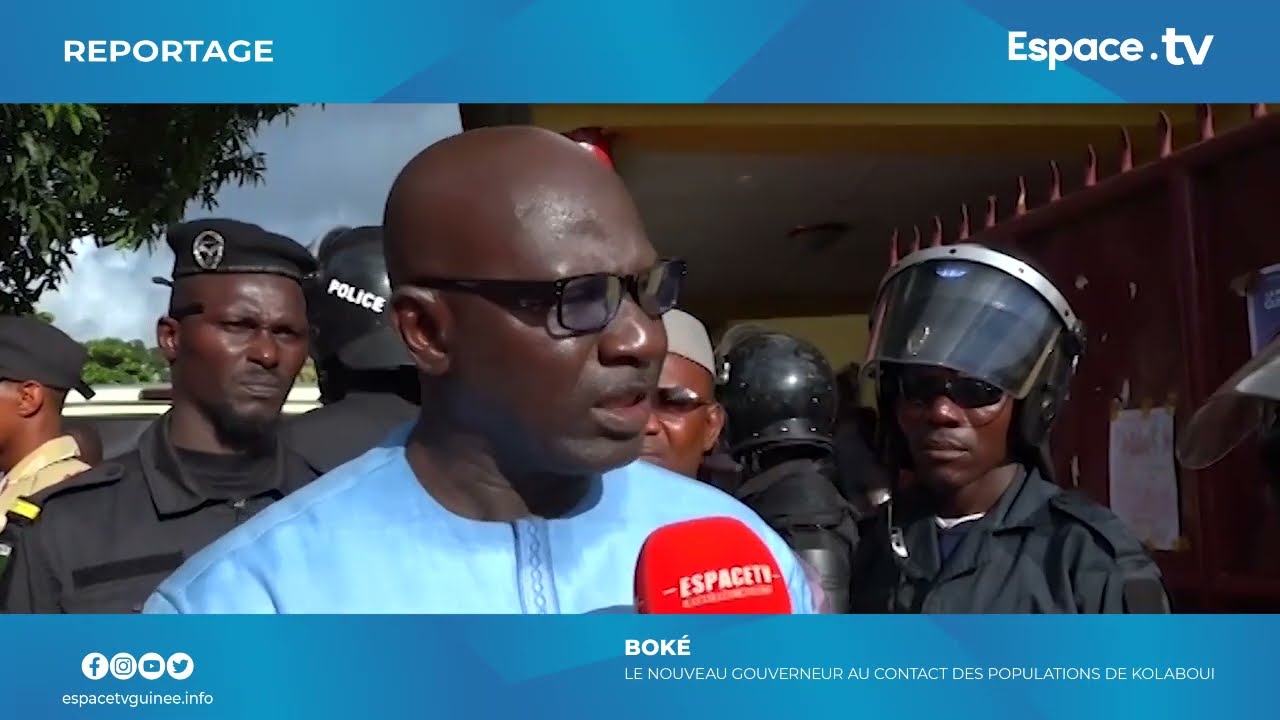 BOKE : le nouveau gouverneur au contact des populations de kolaboungni