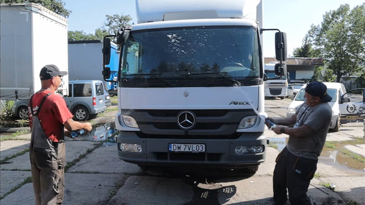 Mercedes Atego awaria sprężarki powietrza ! Dodatkowo kilka niespodzianek  i bezlitosny upał...