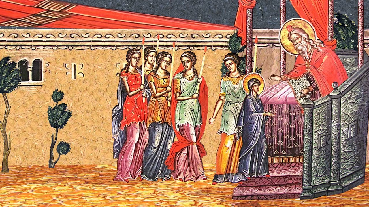 The Entrance of The Most Holy Theotokos into the Temple - animation