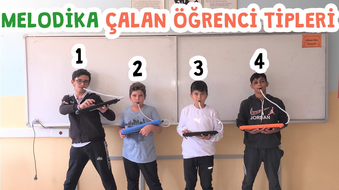 Melodika Çalan Öğrenci Tipleri😄 - Sen Hangi Tipsin ?