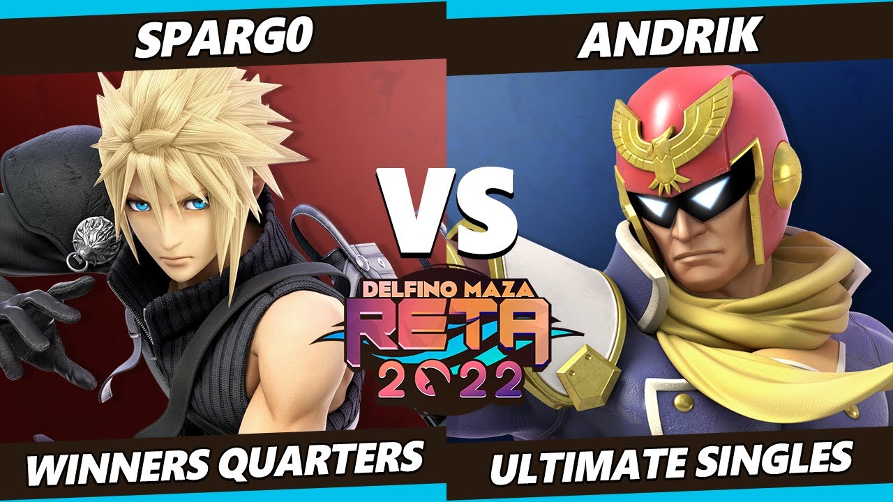 RETA 2022 Winners Quarters - Spargo (Cloud) Vs. Andrik (Captain Falcon) SSBU Ultimate Tournament
