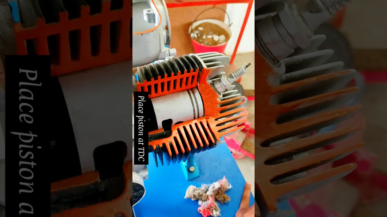 TWO STROKE PETROL ENGINE #engine #experiment #lab #petrol #engineering #two stroke #mech