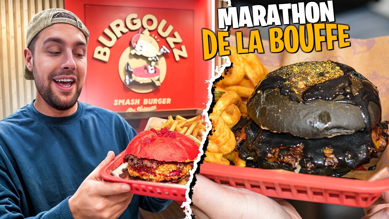 48h marathon de la bouffe !! (Burgouzz, Jo&euml;l Robuchon, Pizza championne du monde...)