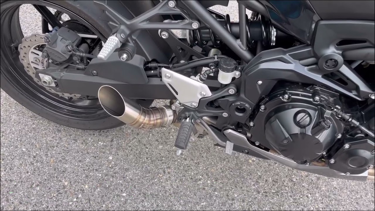 2023 Kawasaki Z900 breadbox deleted | Major sound difference it is almost too loud now!