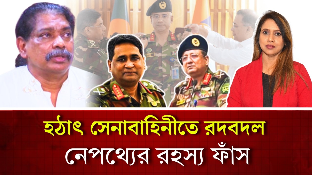 হঠাৎ সেনাবাহিনীতে রদবদল, নেপথ্যের রহস্য ফাঁস॥কর্নেল হাসিনুর রহমান 