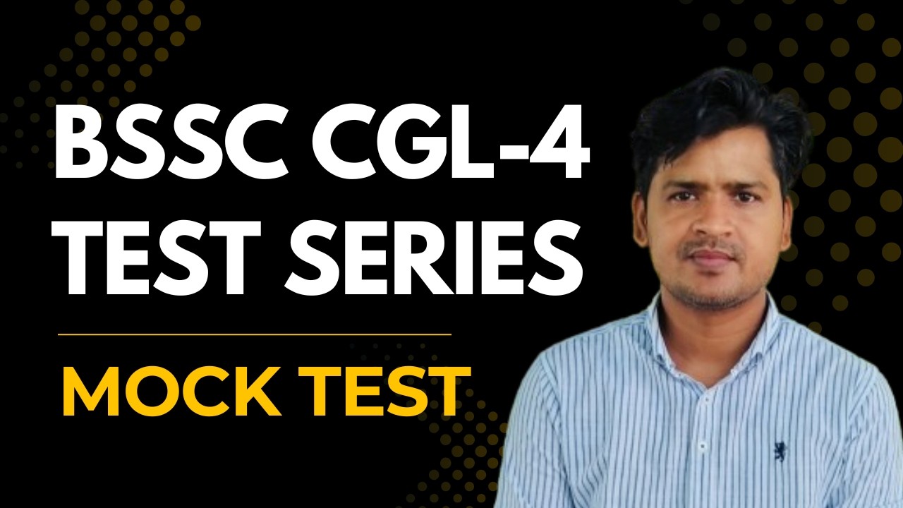 BIHAR SSC CGL–4 TEST SERIES & MENTORING PROGRAM 2026 | Mock Test से Selection तक