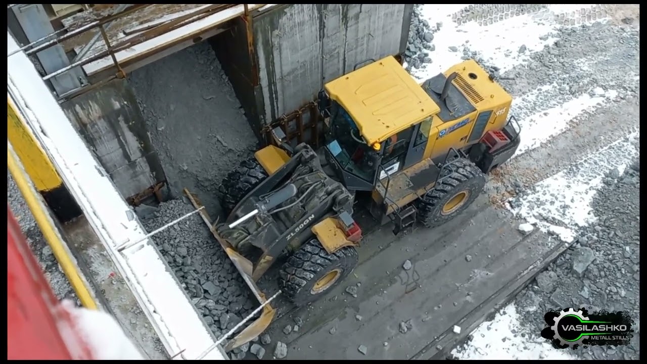 METSO OUTOTEC C 150 щековая дробилка в работе