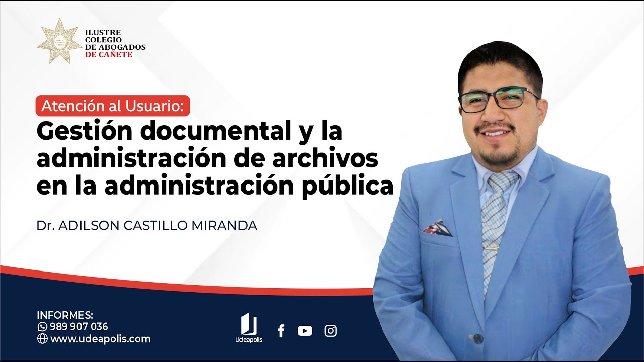 Trámite Documentario y Gestión de Archivos en la Administración Pública