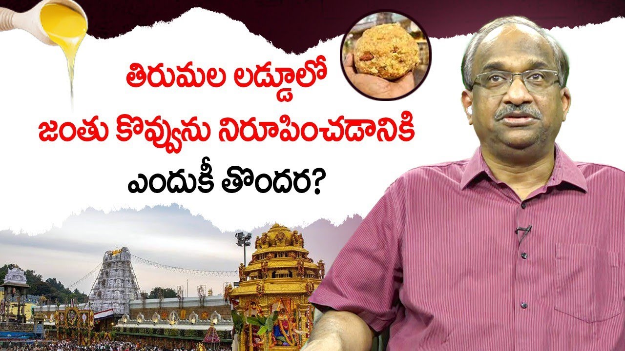 తిరుమల లడ్డూలో జంతు కొవ్వును నిరూపించడానికి ఎందుకీ తొందర? || Hurry To Prove Animal Fat In Laddu ||