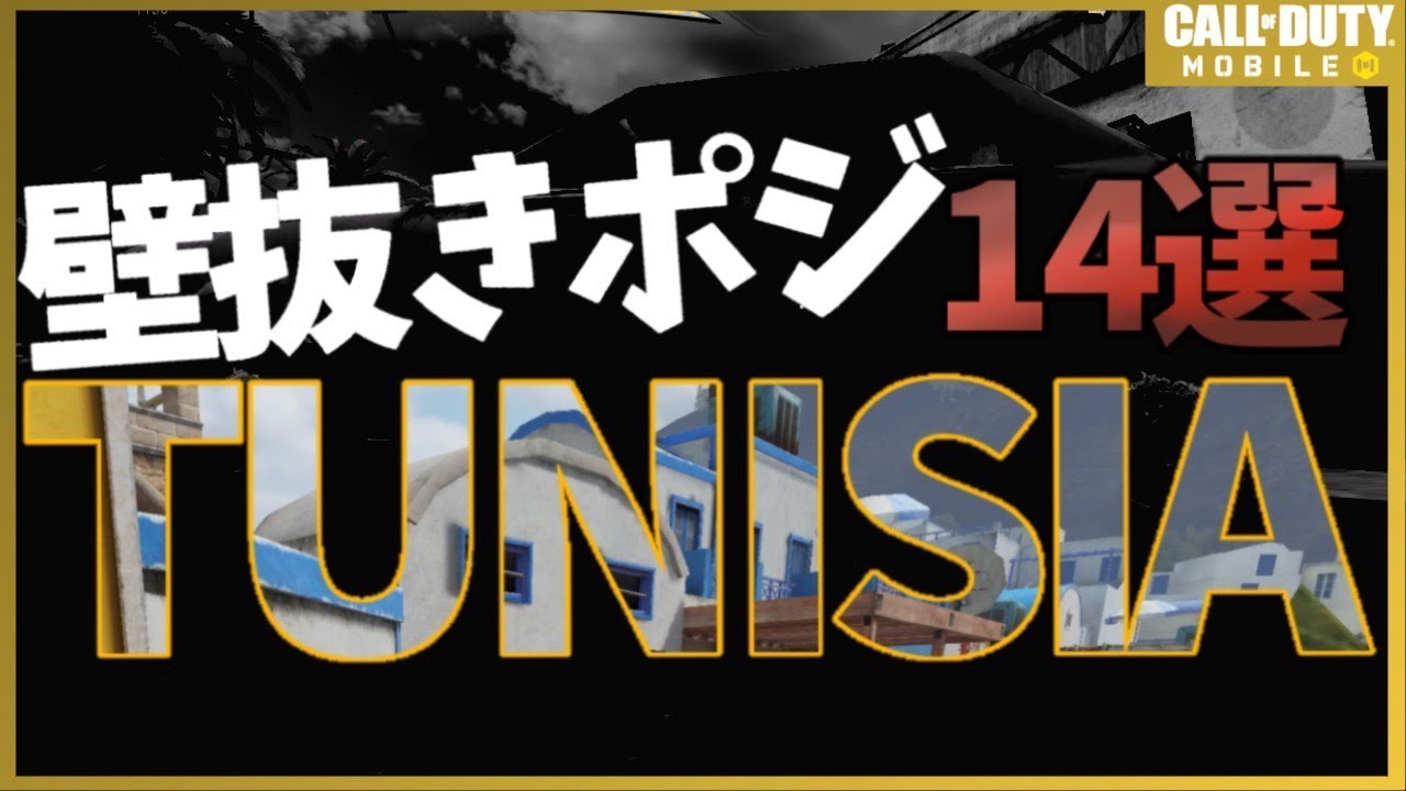 この壁抜きポジ14ヶ所全部知ってる人居たら教えてくれｗｗｗTUNISIA編【CODモバイル】
