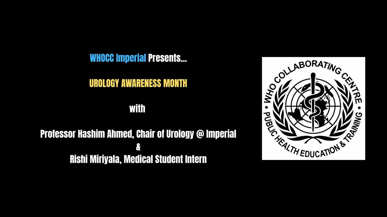 Urology Awareness Month with Professor Hashim Ahmed