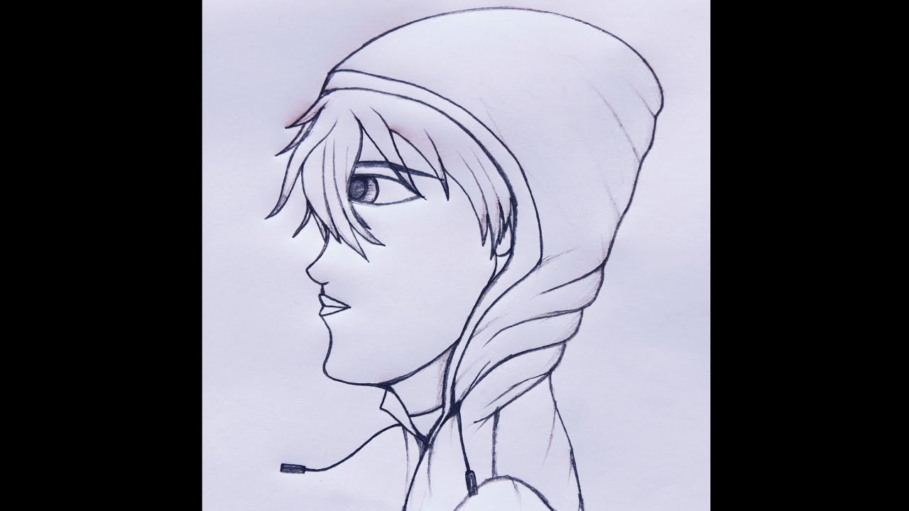   How to Draw Anime Boy Side Face 🔥 Easy Pencil Sketch | Step by Step Tutorial