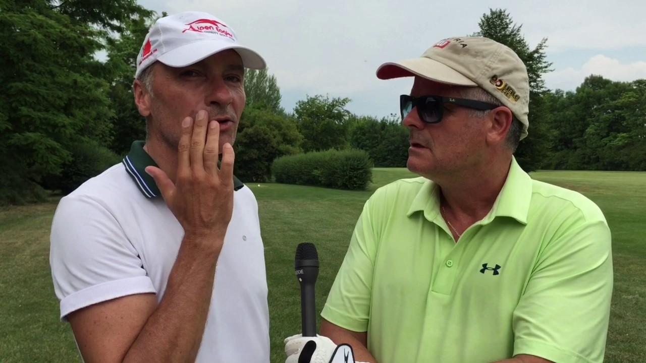 Mit Wolfram Pirchner und Rainer Pariasek am Golfplatz Frühling