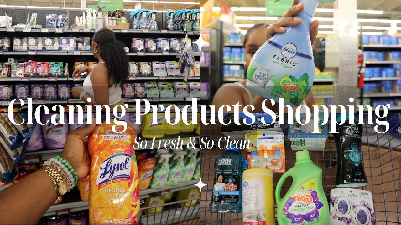 CLEANING PRODUCT SHOPPING (ON A BUDGET!!) at Walmart VLOG | Household + Laundry Essentials & more&hellip;