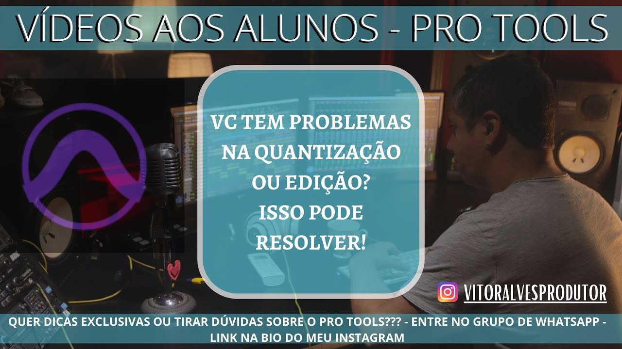 COMO DEIXAR SEU ANDAMENTO DA FORMA CORRETA - EVITE PROBLEMAS NA EDIÇÃO - AVID PRO TOOLS
