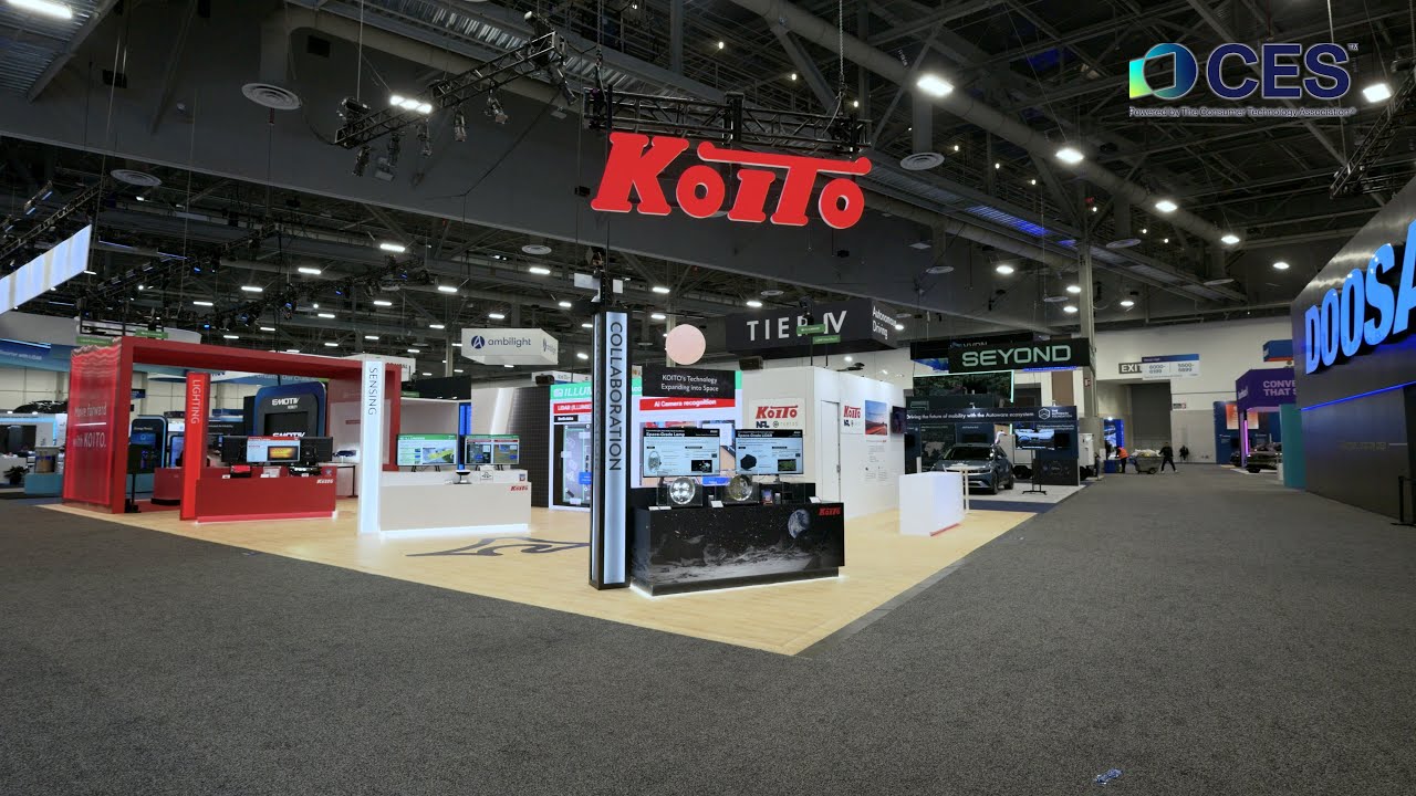 KOITOの最先端モビリティ技術 @ CES 2026 (in 1 min)